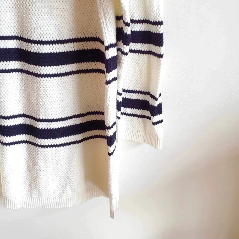 Talbots Boatneck Nautical Stripe Sweater Size 3X